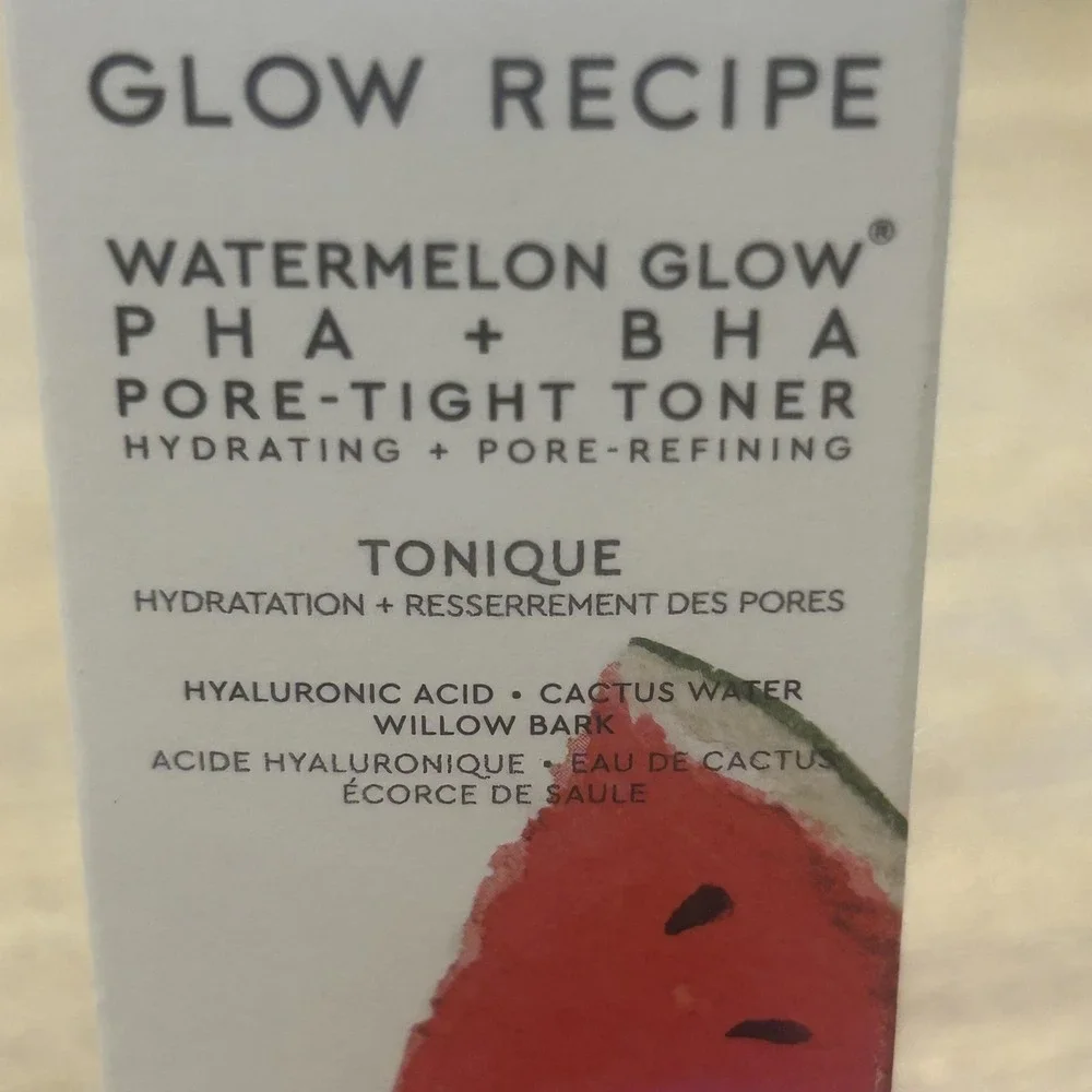 Glow Recipe Watermelon Glow PHA BHA Toner‎ Mini 1.35oz 40ml Face Women Hydrating